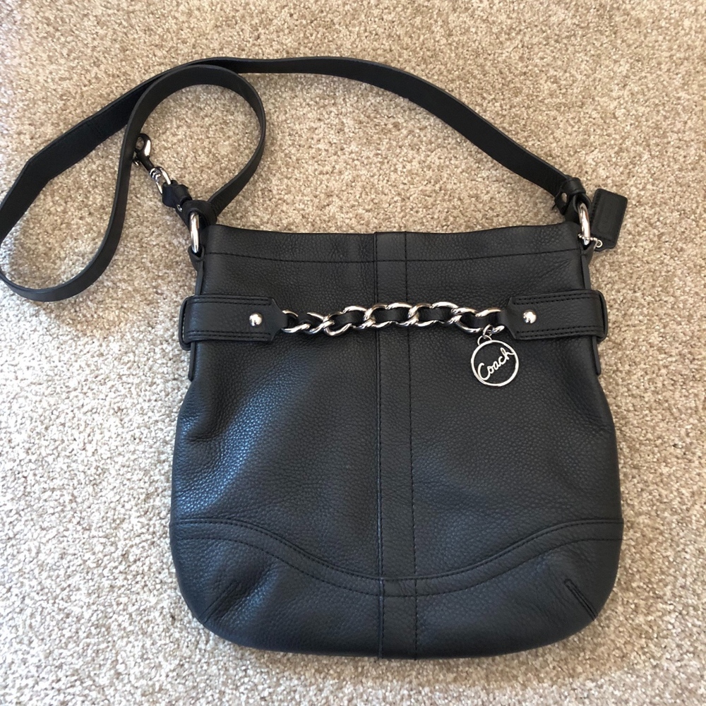 Pebble Leather Coach Bag